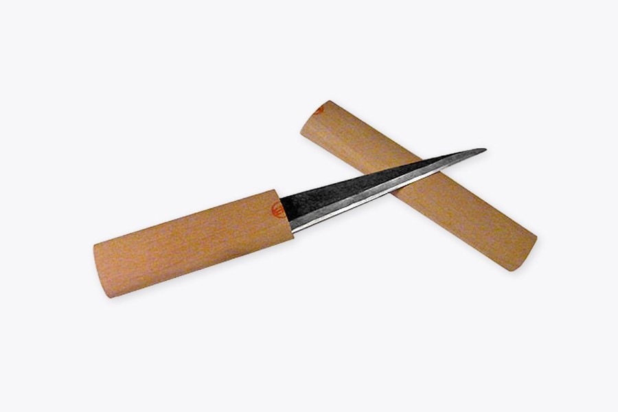 Bamboo Baishinshi | Baishinshi Kurikogatana Knife (Right Bevel)