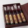 Woodworking Michihamono | Michihamono Heijyoushin Woodcarving Chisel Set Of 5