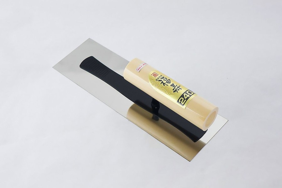 Woodworking Kaneshika | Kaneshika Fukujyu Stainless Steel Square Trowel, 0.4Mm Thickness