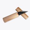 Bamboo Baishinshi | Baishinshi Kiridashi Knife W/ Wooden Handle (Left Bevel)